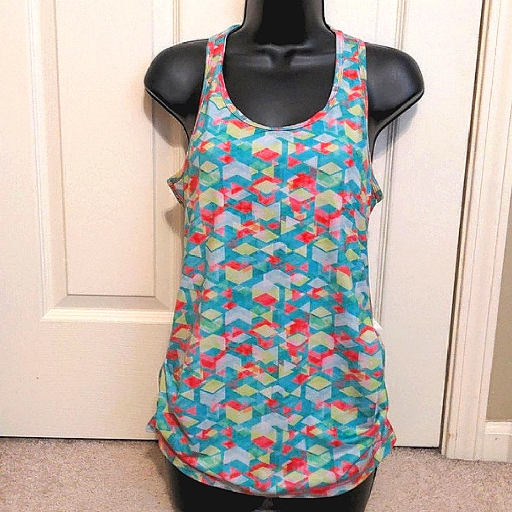 Karma Racerback Tank Top with Ruched Sides
